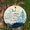 57577-Personalized Gift For Dad Your Life Was Blessing Ornament H1