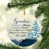 57575-Personalized Gift For Grandma Your Life Was Blessing Ornament H0