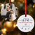 58823-Personalized Christmas Ornament for Married Couple, Married As F*ck Gift for Husband, Wife Ornament H0