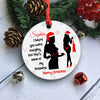 Personalized Funny Naughty Christmas for Wife, I Heard You Were Naughty Ornament