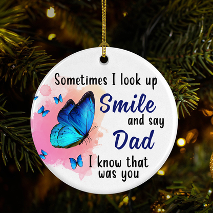 I Know That Was You Memorial Circle Ornament