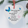 Those We Love Don&#39;t Go Away Memorial Heart Ornament