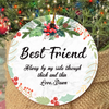 Personalized Best Friend Always By Side Through Thick And Thin Ornament