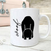 Woof Breed Cute Basset Hound Dog Mug Gift for Dog Lover