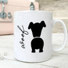 Woof Breed Cute Pit Bull Dog Mug Gift for Dog Lover