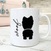 Woof Breed Cute Pomeranian Dog Mug Gift for Dog Lover