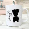 Woof Breed Cute Pug Dog Mug Gift for Dog Lover