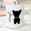 Woof Breed Cute Yorkie Yorkshire Terrier Dog Mug Gift for Dog Lover