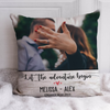 Personalized Anniversary Gift For Couple Let The Adventure Begin Photo Pillow