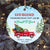 Personalized The Broken Road That Led Me Straight To You Christmas Circle Ornament