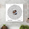 53159-Personalized Lyric Song Wedding Anniversary Couple Vinyl Record Music Gift H0