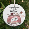 Personalized First Christmas As Mr &amp; Mrs Just Married Christmas Ornament