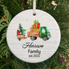 Personalized Farmhouse Family Christmas Decoration Ornament