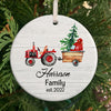 Personalized Farmhouse Family Christmas Agrimotor Decoration Ornament