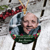Personalized Memorial Gift In Loving Memory Christmas Photo Ornament 2021