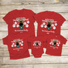 Personalized Family Name Reindeer Christmas Shirt Youth Tshirt Onesie