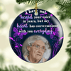 Personalized I Have Not Heard Your Voice In Years Photo Memorial Christmas Ornament