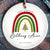 Personalized Rainbow Christmas Tree First Christmas Ornament
