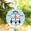 Personalized Our First Christmas Baby&#39;s 1st Christmas Ornament