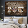 Personalized Gift For Wife My Husband Wedding Anniversary Canvas Gift For Her For Him