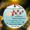 58207-Gift For Dad To Be First Time Dad Christmas Gifts From The Bump Christmas Ornament H0