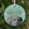 58853-Personalized Ultrasound Gift For Dad To Be First Time Dad Christmas Gifts From The Bump Christmas Ornament H0