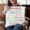 57995-Gift For Mom To Be First Time Mom Christmas Gifts From The Bump Christmas Pillow H0