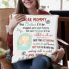 57991-Gift For Mom To Be First Time Mom Christmas Gifts From The Bump Christmas Pillow H0