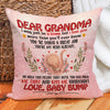 58216-Gift For First Time Grandma Christmas Gifts From The Bump Pillow H0
