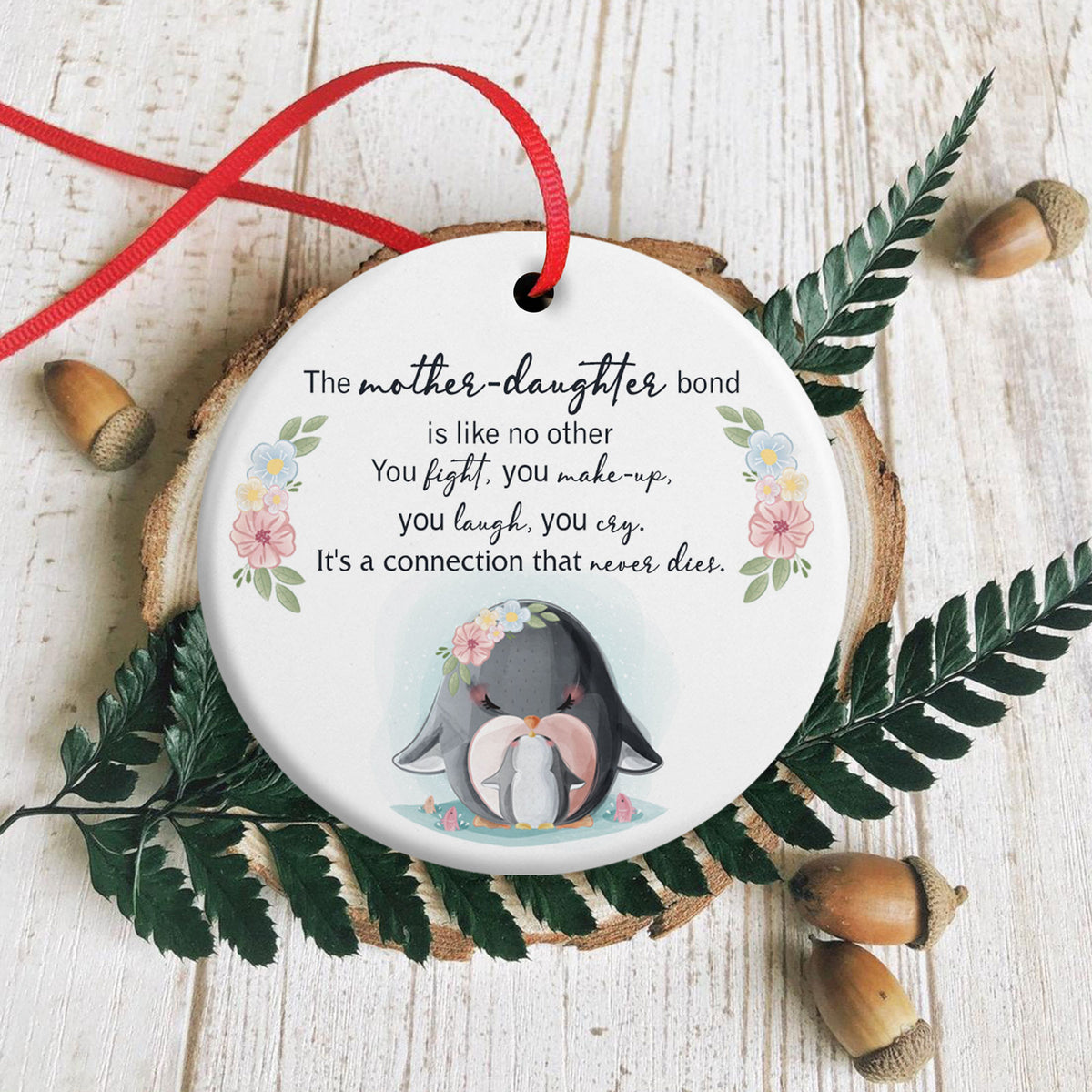 59195-The Love Between Mother and Daughter Gift Christmas Ornament H0