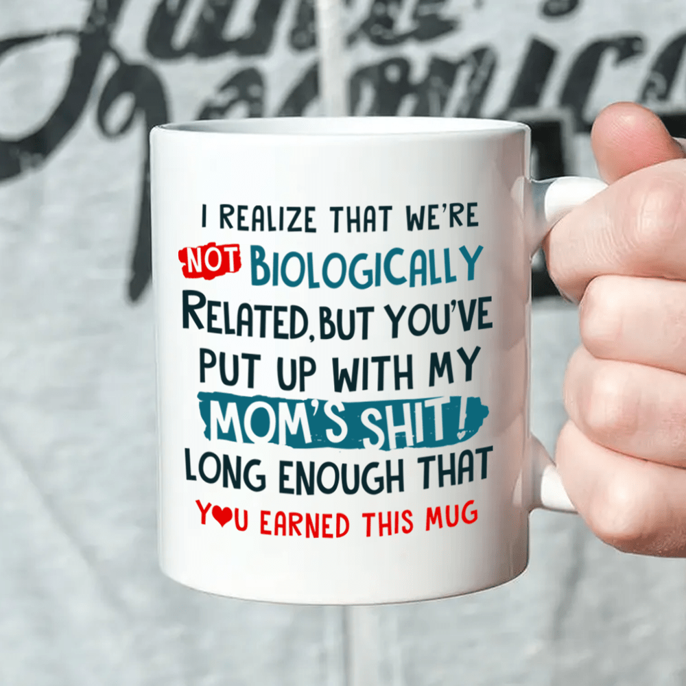 61133-Funny Stepdad Gift For Stepdad Bonus Dad Biologically Mug H0