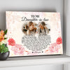 62335-Personalized Picture Gift For Daughter In Law I Will Forever Love You Canvas H0
