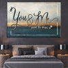62149-Couples Bedroom Wall Decor You &amp; Me And The Dogs Canvas H2