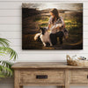 Personalized Image Pet Lover Dog Picture Canvas Home Decor Wall Art