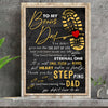 65066-Gift For Bonus Dad Thanks For Stepping And Becoming The Dad Canvas H0