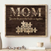 77391-Mom Puzzle Children Names Personalized Canvas H0