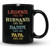 75523-Legend Husband Dog Dad Daddy Papa Grandpa Personalized Shirt H8