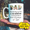 75014-Father&#39;s Day Daughter Punch Him And Go Find Dad Personalized Image Mug H0