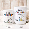 76903-I Wish You Lived Next Door Best Friend Bestie Personalized Mug H0