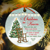 57737-Personalized Memorial Ornament, Christmas In Heaven, Save Them A Seat H0