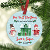 Personalized Christmas Gift New Home Ornament, First Christmas In Our New Home Ornament, New Home Gift, Gift For Couple