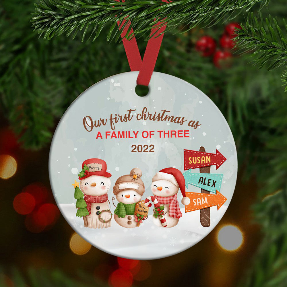 First Christmas as Mom and Dad - Personalized Christmas Gifts