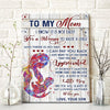 60286-Gift For Mom I Know It&#39;s Not Easy For A Woman To Raise A Child Canvas, Mother Gift From Son, Mother And Son Canvas H2