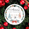 Personalized Baby&#39;s First Xmas 2021 Christmas Ornament