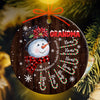 57369-Personalized Christmas Gift For Grandma Ornament, Grandma Christmas Ornament H0