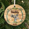 Personalized Christmas Gift For Dad Ornament, Dad&#39;s First Christmas Ornament, First Time Dad Gifts