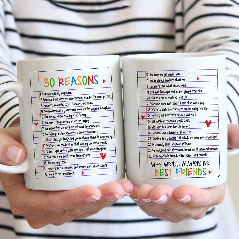 58038-Best Friend Mug, Friendship Mug, Best Friends Gifts, Friendship Quote Mug, Bestie Gifts H0