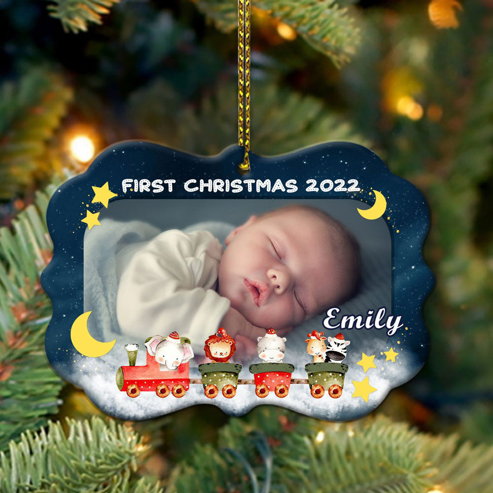 Personalized Baby's First Christmas Ornament, Baby's 1st Christmas Ornament, Baby's Christmas Gifts