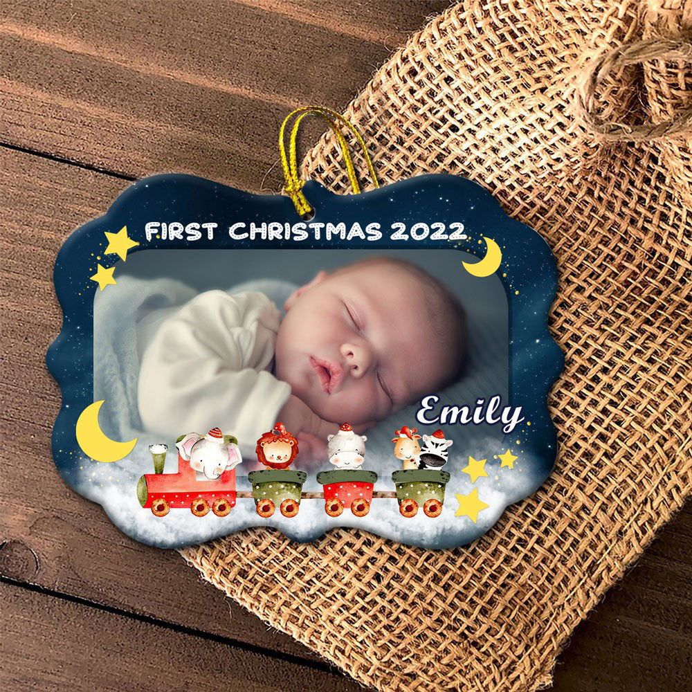 Personalized Baby's First Christmas Ornament, Baby's 1st Christmas Ornament, Baby's Christmas Gifts