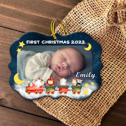 Personalized Baby's First Christmas Ornament, Baby's 1st Christmas Ornament, Baby's Christmas Gifts